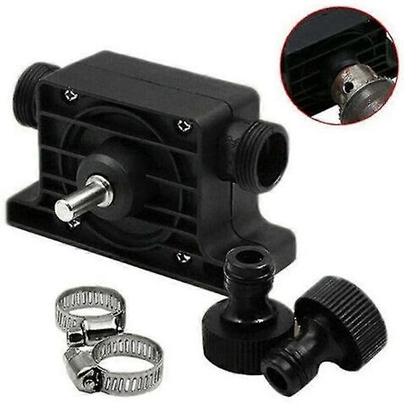 Elektrisk boremaskinepumpe: Stabil peristaltisk pumpe til pumpning af vand, egnet til alle elektriske boremaskiner sort [DB]