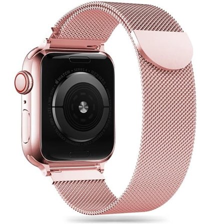 Tech-Protect Milanese Band for Apple Watch 4/5/6/7/8/9/SE/Ultra 1/2 (42/44/45/49 mm) - Pink