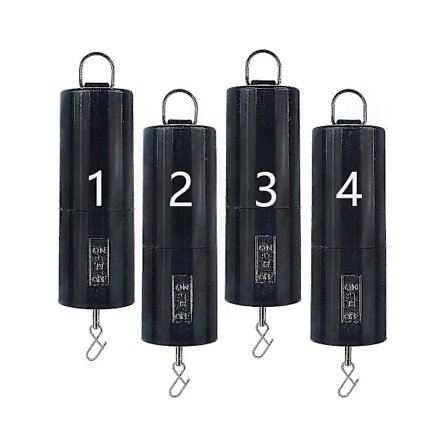 4 stk. vindmølle motor hængende display motor batteridrevet roterende motor multi-formål til Wi