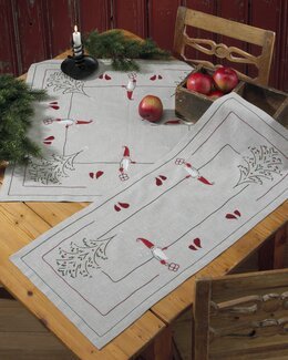 Stickpackung Wichtelfest - Läufer - Västgöta Broderi