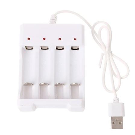 Snabbladdning USB-batteriladdare för AAA och AA uppladdningsbara batterier