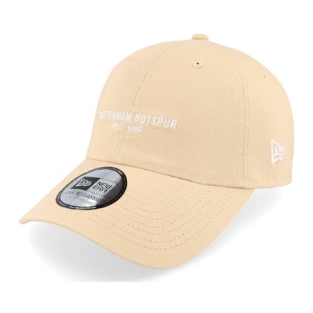 New Era - Football Beige unconstructed Cap - Tottenham Hotspur Seasonal Casual Classic Beige Dad Cap @ Hatstore