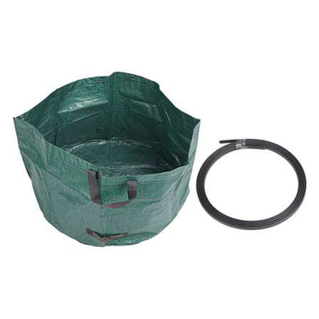 Trädgårdssoppåse 63 gallons Återanvändbar rivsäker trädgårdslövkorg för trädgårdsgård