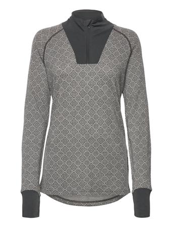 Voss Cashmere Mix Half Zip Base Layer Tops Multi/mönstrad Kari Traa