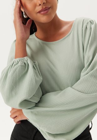 BUBBLEROOM Puff Long Sleeve Blouse Klær