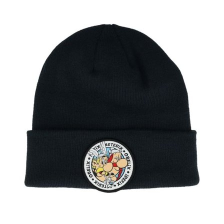 Capslab - Svart cuff Beanie - Beanie Asterix X Black Cuff @ Hatstore