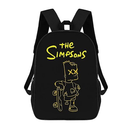 The Simpsons Rygsæk til Voksne, Stor Kapacitet, Casual, Simpel Skoletaske