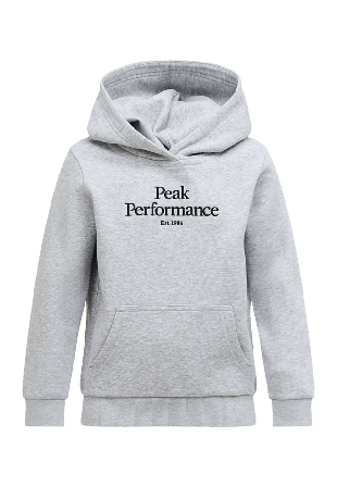 Peak Performance Jr Original Hood Hoodies & sweatshirts Unisex Grå 130