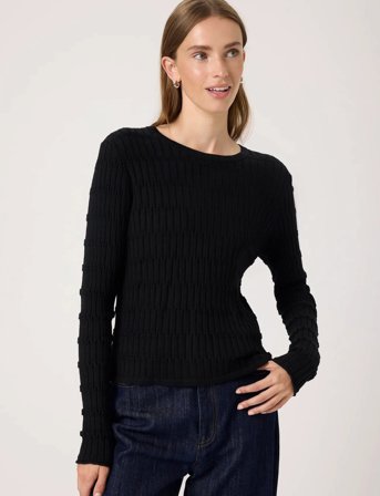 Soaked in Luxury Slcyra Pullover - Black - XL