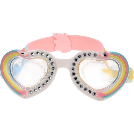 2025 Seneste Model Hjerteformede Svømmebriller til Drenge og Piger, Svømmebriller til Småbørn, Drenge og Piger, Komfortabel Elastisk Rem til Aldre, 