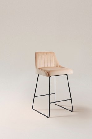 Jotex - Barstol Pudderbeige - HOLLIE - Kjøp Stoler hos Jotex