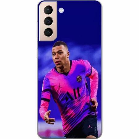 Samsung Galaxy S21 Genomskinligt Skal Kylian Mbappé