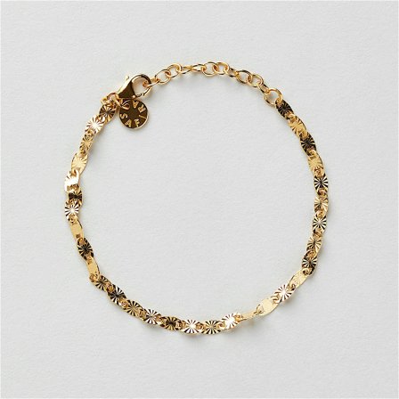 Sequin Armband - 24K Vergoldetes sterlingsilber