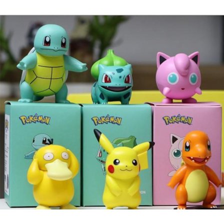 Alkuperäinen Pikachu Pokemon Hahmo 8CM Uusi{ROG}