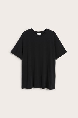 Kappahl | Długi t-shirt | Czarne