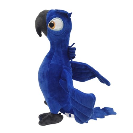 Rio 2 Sininen Papukaija Lelu Blu Jewel Pehmolelusetti Pehmeät Sarjakuva Täytetyt Papukaija Heittotyynyt Kodin Sisustukseen Anime-faneille