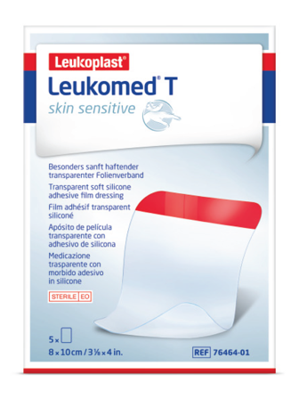 Leukoplast Leukomed T Skin Sensitive Film, 8 cm x 10 cm, 5 stk.