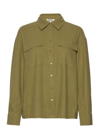 ONLY | Onlcaro L/S Ovs Linen Bl Shirt Cc Pnt | XS