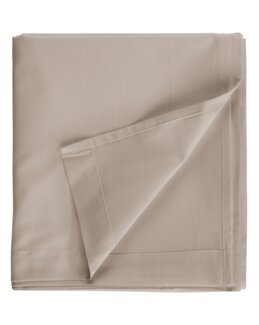 Bomullslakan Brun - 150x250 cm - Borganäs of Sweden