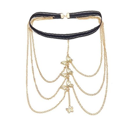 Butterfly Leg Chain Thigh Chain GULL