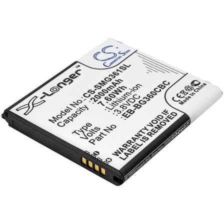 Batteri till SmartPhone, Mobil för Samsung Galaxy J2, Galaxy J2 Duos, SM-J200H/DS m.fl.