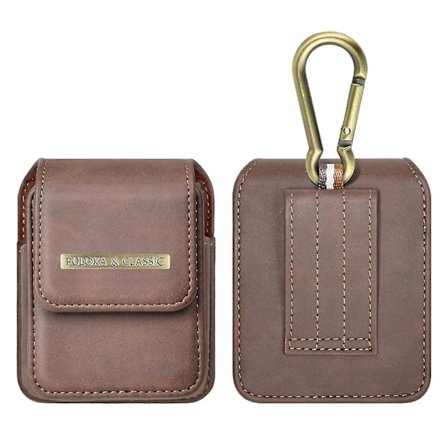 Bältesklämma Hölster Telefonfodral Kompatibelt med Samsung Galaxy Z Flip 4/z Flip 3, Premium Läder Midjeväska