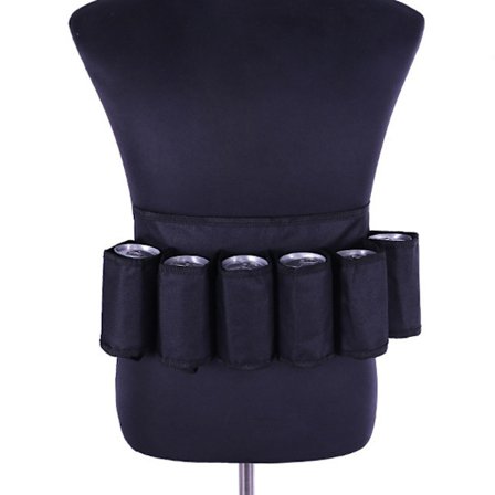 6-pak Øl Bælteholder til 6 Dåser Øl Dåseholder til Drikkejusterbare Øl Drikketilbehør