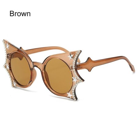 Butterfly Solbriller Bat Shape Solbriller BRUN