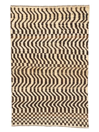 Noué À La Main Berbère Style Tapis 90X139 De Laine Petit