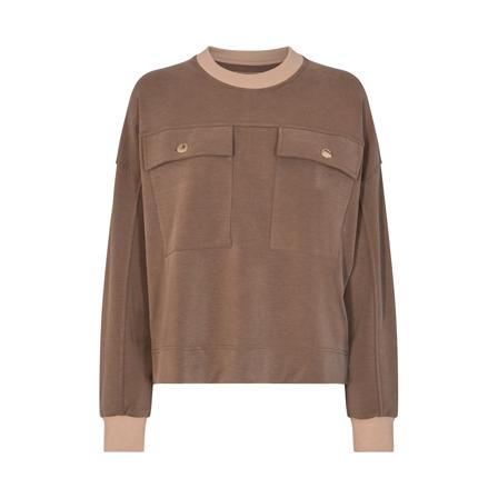 MOS Mosh Ulrica Sweatshirt Brun, Dame Sweatshirts