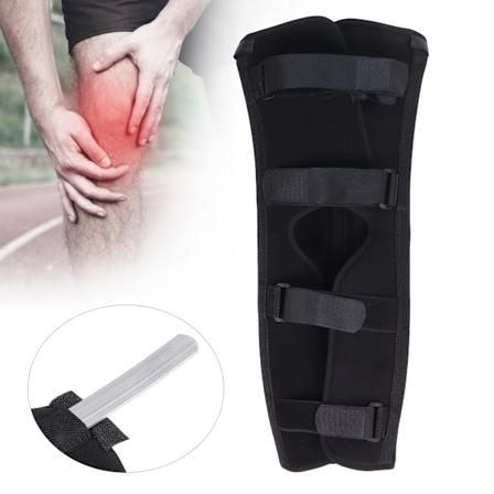 Knästödsbandage Starkt Bekvämt Stöd Praktiskt Knäskensstöd med Fyra Justerbara RemmarM