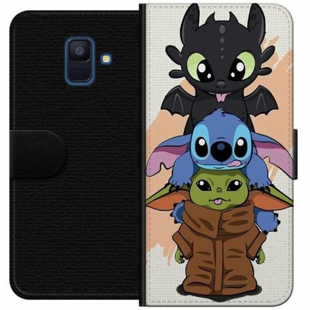 Samsung Galaxy A6 (2018) Plånboksfodral Lilo And Stitch