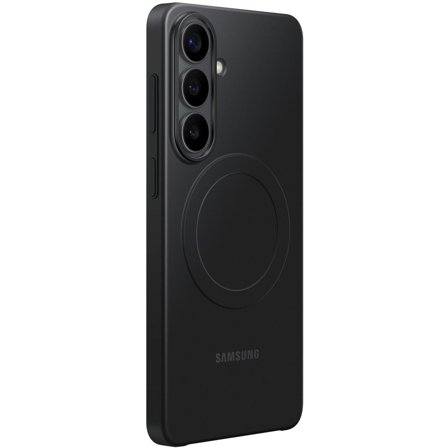 Samsung Galaxy S26+ Slim Magnet Case (sort) Slankt mobildeksel med beskyttelse mot støt og riper, med magneter