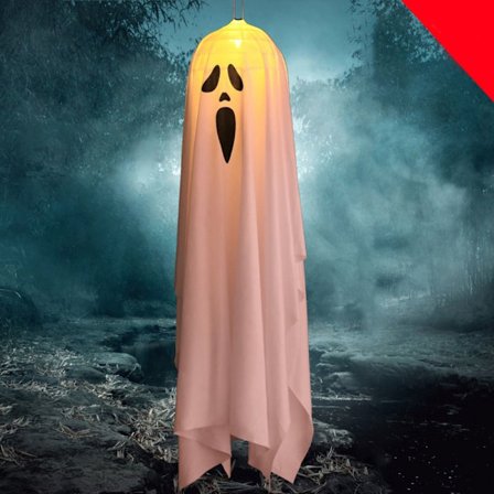 Halloween Lampa LED Strängljus VIT STORT-SKRIK STORT-SKRIK