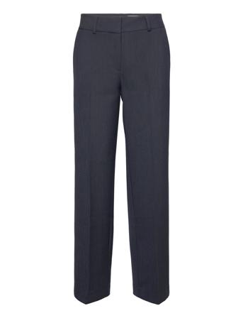 Slfrita Mw Wide Pant Dark Sap Mel Noos Black Selected Femme
