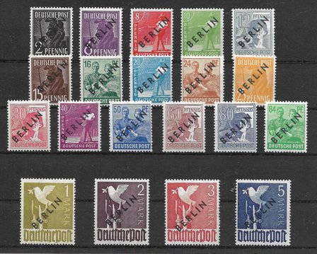 Berlin 1948 - AFA 1 - 20 - Postfrisk
