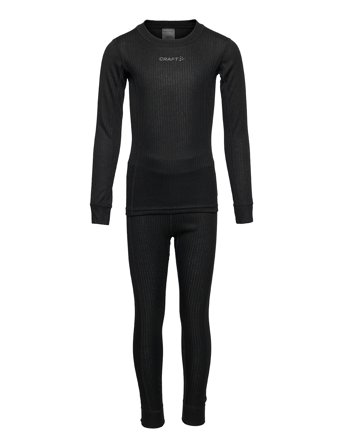 Core Dry Baselayer Set Jr Black Craft