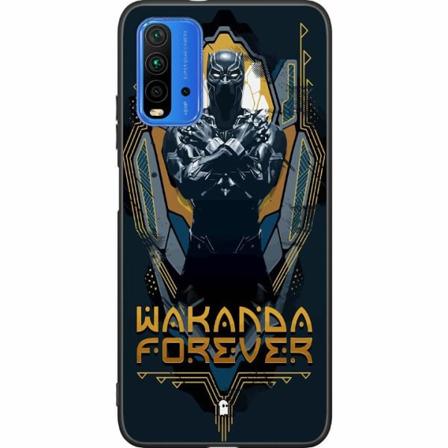 Xiaomi Redmi 9t Svart Skal Black Panther: Wakanda Forever