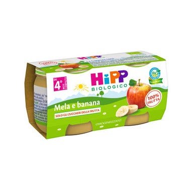 Hipp Omogeneizzato Mela Banana 2x80g