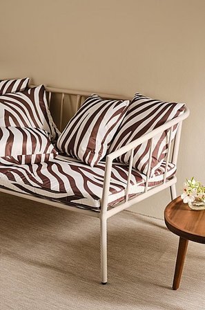 Jotex - Dynset Soffa Brun zebra MENTON - Köp Stolsdynor & sittkuddar hos Jotex