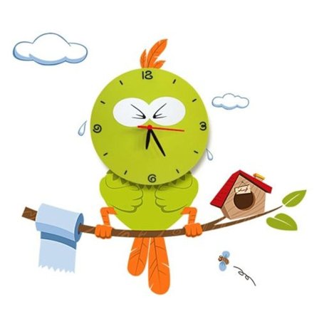 Market Bird DIY Vægur (Grøn)