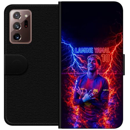 Yhteensopiva Lompakkokotelo Samsung Galaxy Note20 Ultra Viktor Gyökeresin muotokuva Arsenal-paita päällä, jossa intensiivinen katse ja tumma dramaatti