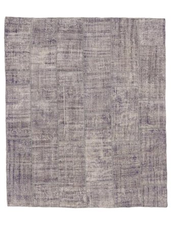 Annodato A Mano Patchwork Tappeto 210X243 Di Lana Rosso/Rosso Scuro