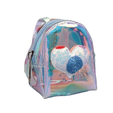 Skolväska Form Plånbok Hörlurar Hörlursväska BLÅ Blå