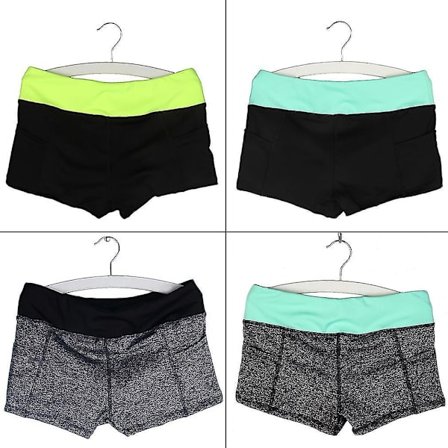 Sommer Sports Løbe Yoga Elastiske Shorts til Kvinder