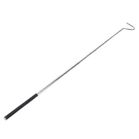 pin krok justerbar teleskopisk rustfritt stål slange reptiler c Black
