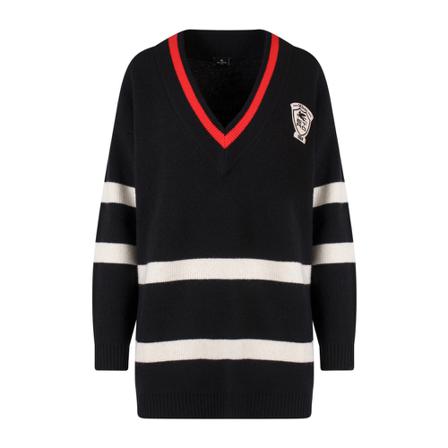 Etro Strik 137589160 Sort, Dame Striktrøjer
