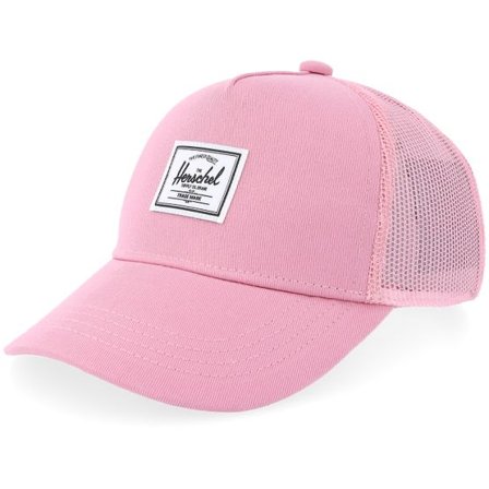 Herschel - Rosa trucker Keps - Kids Whaler Cotton Mesh Cashmere Rose A-Frame Trucker @ Hatstore