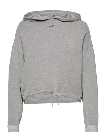 Relaxed Soft Modal Hoodie Ls Grey Tommy Sport
