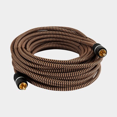 RCA kabel pro subwoofer Proson, 10 metrů, RCA (samec) na RCA (samec)